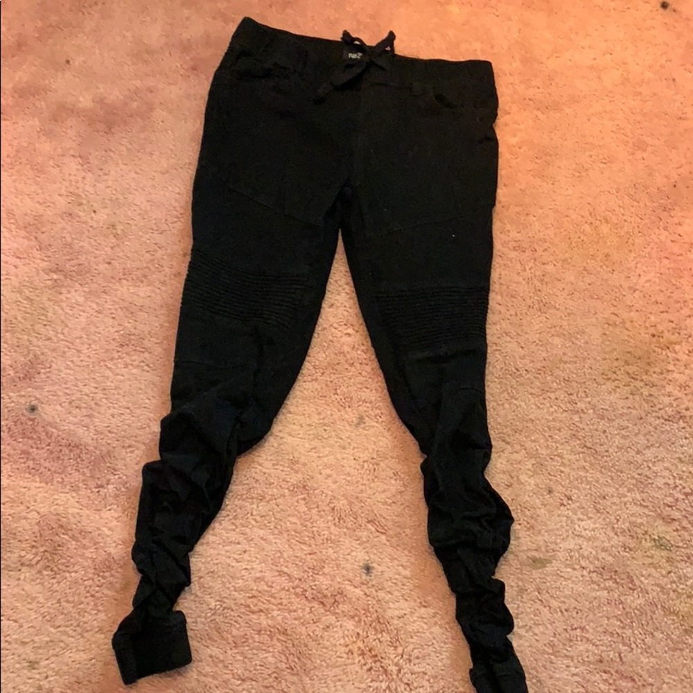 Black joggers